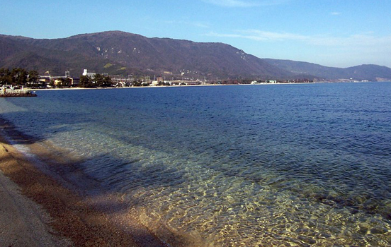 Lake Biwa, the largest freshwater lake in Japan